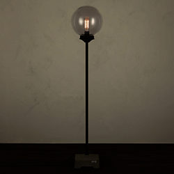 Konstsmide Lodi Outdoor LED Floor Lamp, Black